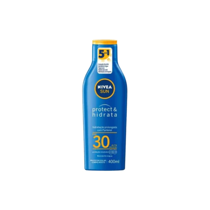 Nivea Protetor Solar Protect & Hidrata Fps 30 400ml, Alta Proteção Uva/uvb, Hidratação Prolongada, Rápida Absorção, Pant 1