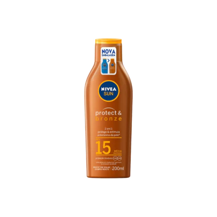 Protetor Solar Nivea Protect&bronze Fps 15 200ml 1