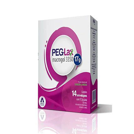 Peg-Lax 17g Sabor Limão Pó para Solução Oral 14 Envelopes 1