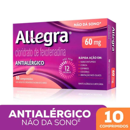 ALLEGRA 60MG C 10 COMP 1