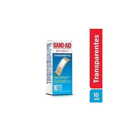 Band-Aid Transparentes C/10 unidades 1