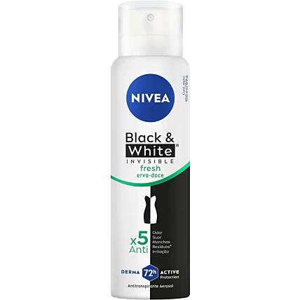 DESODORANTE NIVEA AERO B&W FRESH FEMININO 150ML 1