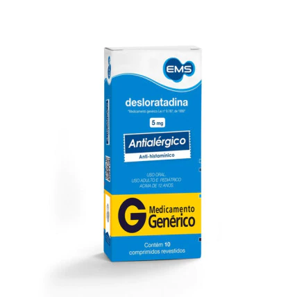 DESLORATADINA 5MG C 10 COMP EMS 1