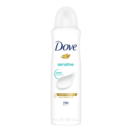 Desodorante Dove Aerosol Feminino Sensitive 150ml 1