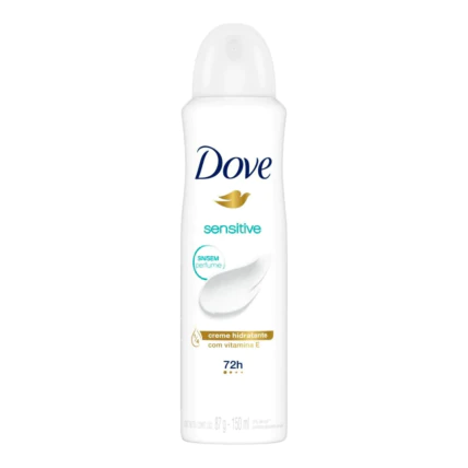 Desodorante Dove Aerosol Feminino Sensitive 150ml 1