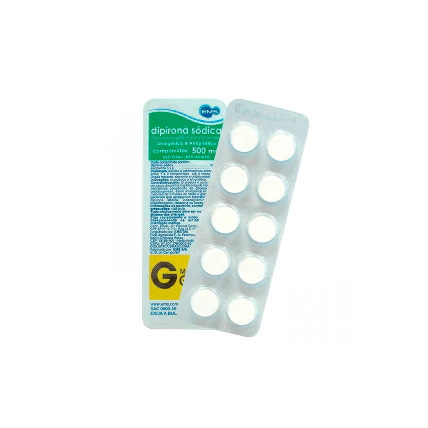 Dipirona Sódica 500mg 10 comprimidos 1