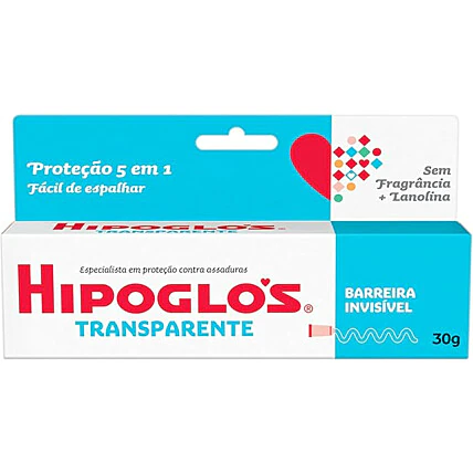 HIPOGLÓS Transparente Creme Preventivo De Assaduras, 30g 1