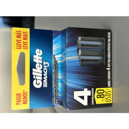 CARGA GILLETTE MACH3 C 4 1