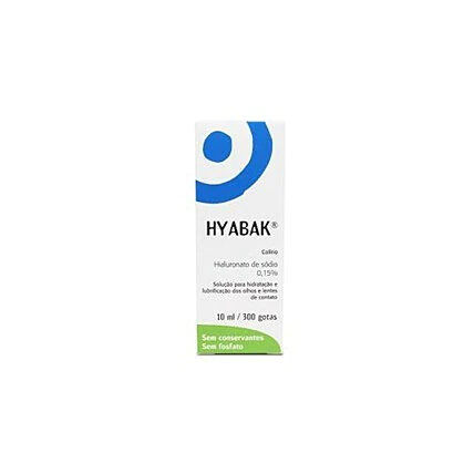 Colírio Hyabak 0,15% 10ml 1