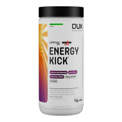 Energy Kick Pre e Intra Treino + Caffeine (1000g) Dux Nutrition - Limão 1