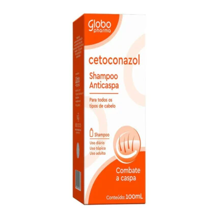 Shampoo Anticaspa Cetoconazol 20mg/ml Globo Pharma 100ml 1