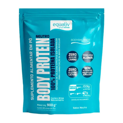 Body Protein Neutro 100% Proteina Isolada Bodybalance (900G) - Equaliv 1