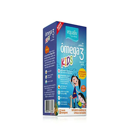 Ômega 3 Equaliv Pro Kids Oil sabor Laranja 30 cápsulas mastigáveis 1