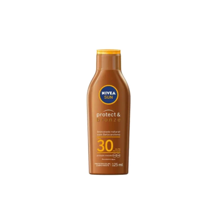 PROTETOR SOLAR NIVEA PROTECT & BRONZE FPS 30 125ML 1