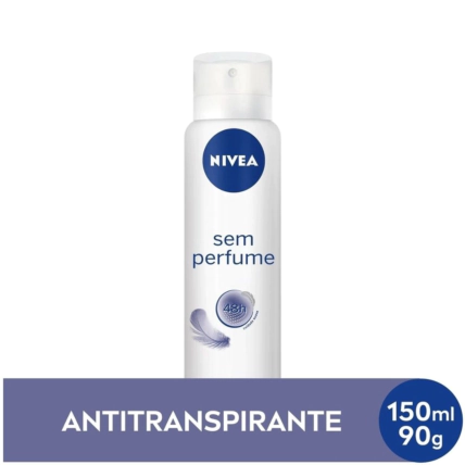 DESODORANTE NIVEA AEROSOL SEM PERFUME 150ML - 48h 1