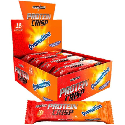 Protein Crisp Bar Ovomaltine da Integralmedica  caixa com 12unid 1