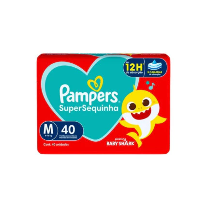 Pampers Supersec Tamanho M 40 unidades 1