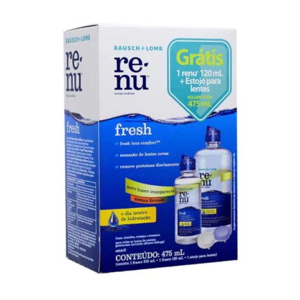 Renu Fresh Sem Fricção 355ml + 120ml (grátis) 1