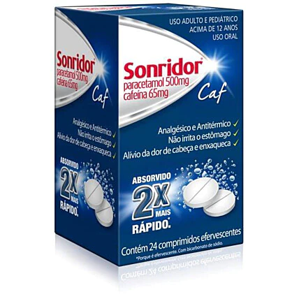 SONRIDOR CAF 500 65MG 12ENV 2CPR 1