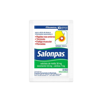 Salonpas adesivo pequeno 10 unidades 1