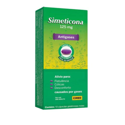 Simeticona 125mg 10 cápsulas Cimed Genérico 1