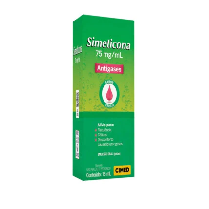 Simeticona 75mg/ml Sabor Cereja Gotas 15ml Cimed Genérico 1