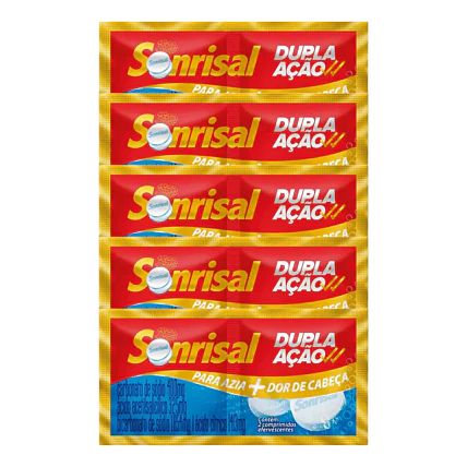 Sonrisal tradicional 5 envelopes com 2 comprimidos 1