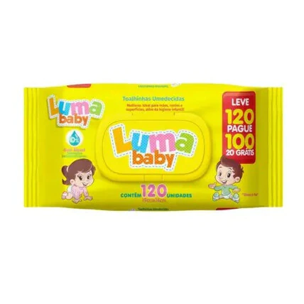 Toalhas Umedecidas Luma Baby Leve 120 Pague 100 1