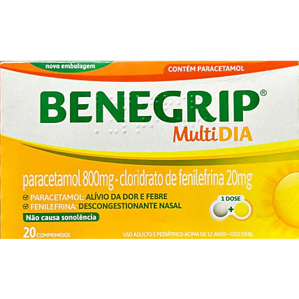 Benegrip Multi Dia com 20 comprimidos 1
