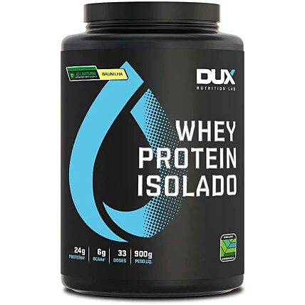 Whey Protein Isolado (900g) Dux Nutrition - Sem sabor 1