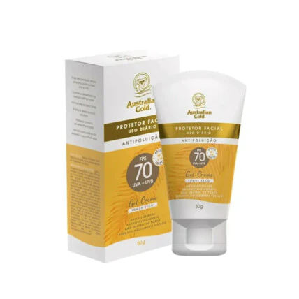 Protetor Solar Facial FPS 70 Australian Gold 50g 1