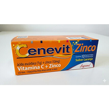 Cenevit Zinco (Legrand) 1G + 10mg com 10 comprimidos 1
