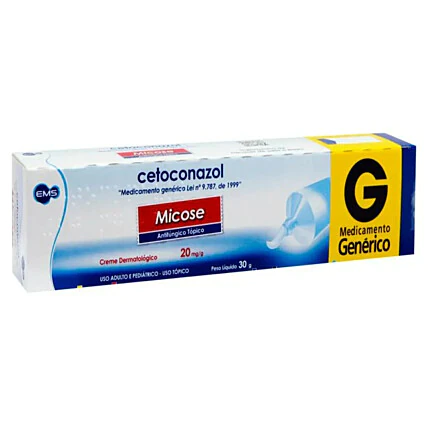 Cetoconazol 20mg/g Creme Dermatológico 30g EMS Genérico 1