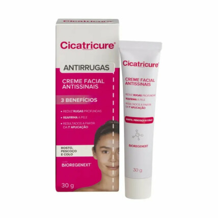 Cicatricure Antissinais Creme Facial com 30g 1