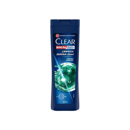 Shampoo Anticaspa Clear Men Limpeza Diária 2 em 1 400ml 1