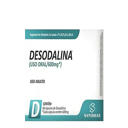 Suplemento Termogênico Desodalina 600mg 60 Comprimidos 1
