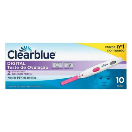 Teste de Ovulação Digital Clearblue com 10 Unidades 1