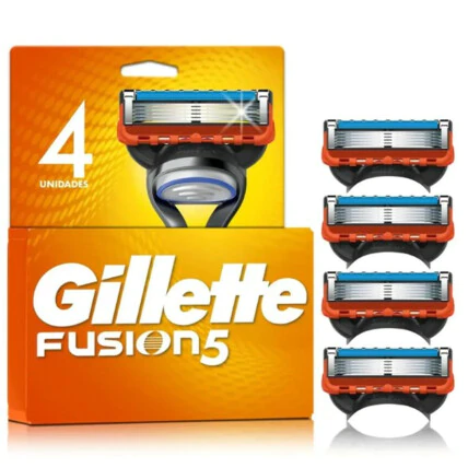 Carga para Aparelho de Barbear Gillette Fusion 5 - 4 unidades 1