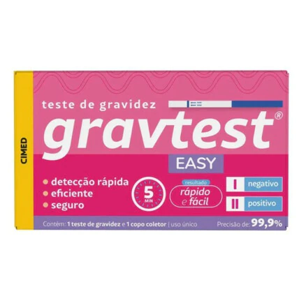 Gravtest Teste de Gravide Tira 1 Unidade - Cimed 1
