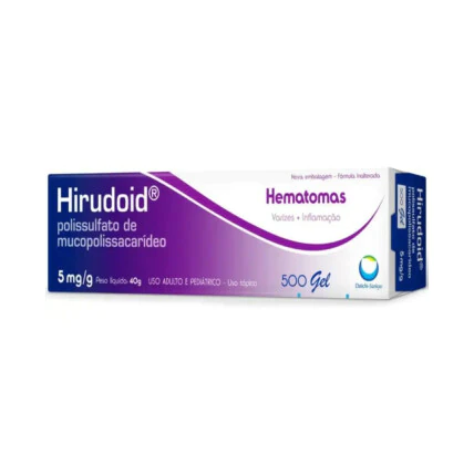 Hirudoid 500mg Gel Azul Claro 40g 1