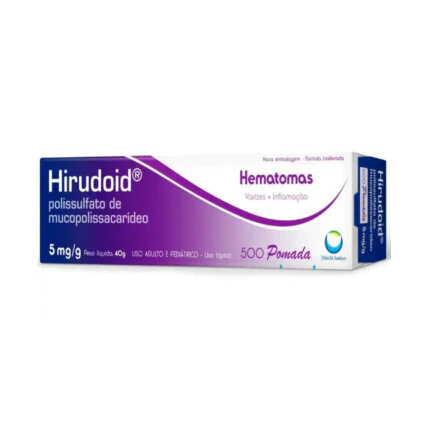 Hirudoid Polisulfato de Mucopolissacarídeo 500mg Pomada 40g 1