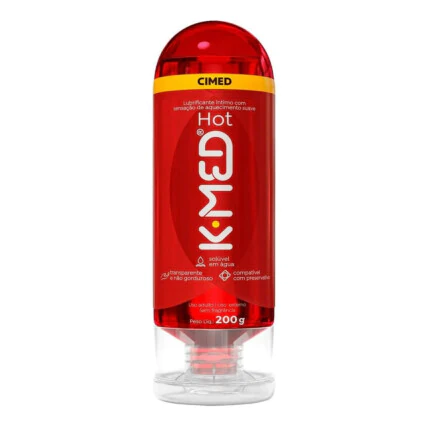 Gel Lubrificante Íntimo K-MED Hot 200g 1