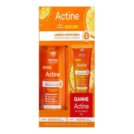 Kit Gel de Limpeza Actine 140g Ganhe 40g 1
