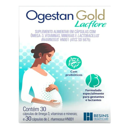 Ogestan Gold Lacflore 60 cápsulas 1