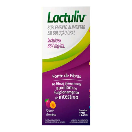 Lactuliv Ameixa Legrand Pharma 120ml Xarope 1