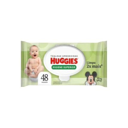 Lenços Umedecidos Huggies Higiene Superior 48 Unidades 1