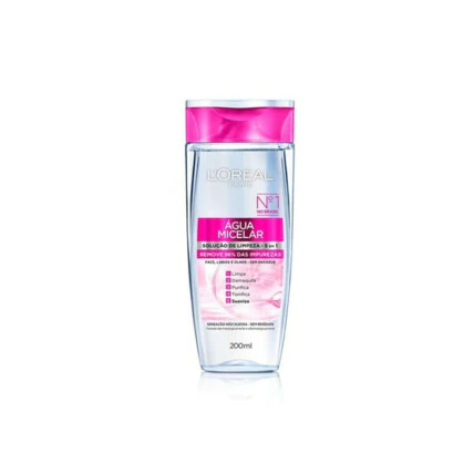 Água Micelar L'Oréal Paris Solução de Limpeza 5 em 1 200ml 1