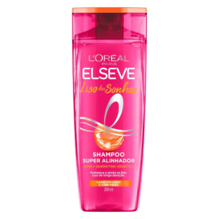 Shampoo Super Alinhador Elseve Liso dos Sonhos 200ml 1
