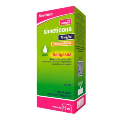Simeticona 75mg/ml Gotas 15ml Biosintética Genérico 1