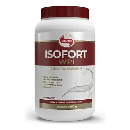 Whey Protein Vitafor Isolate Premium Isofort WPI sabor Neutro 1
